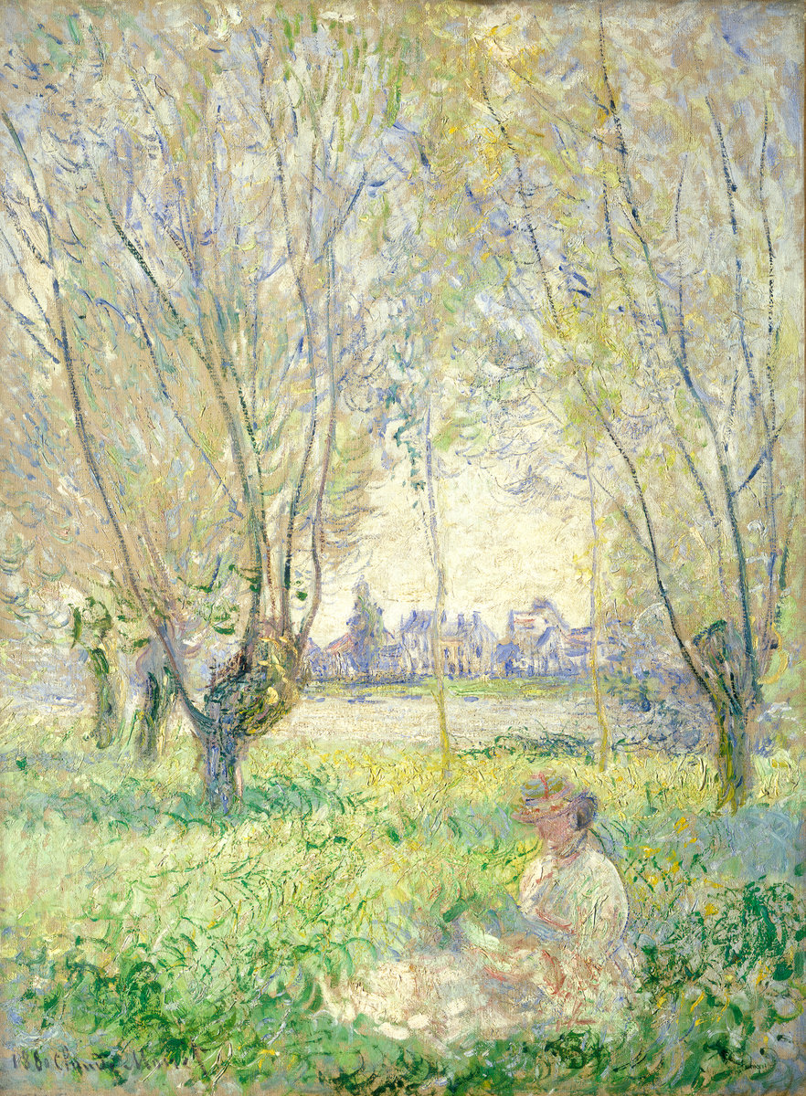 Woman Sitting under the Willows 1880